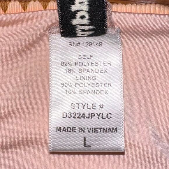 Dippin Daisys Mia Tie Side Cheeky Halter Zig Zag Stripe Bikini Set Size Large - Picture 7 of 16